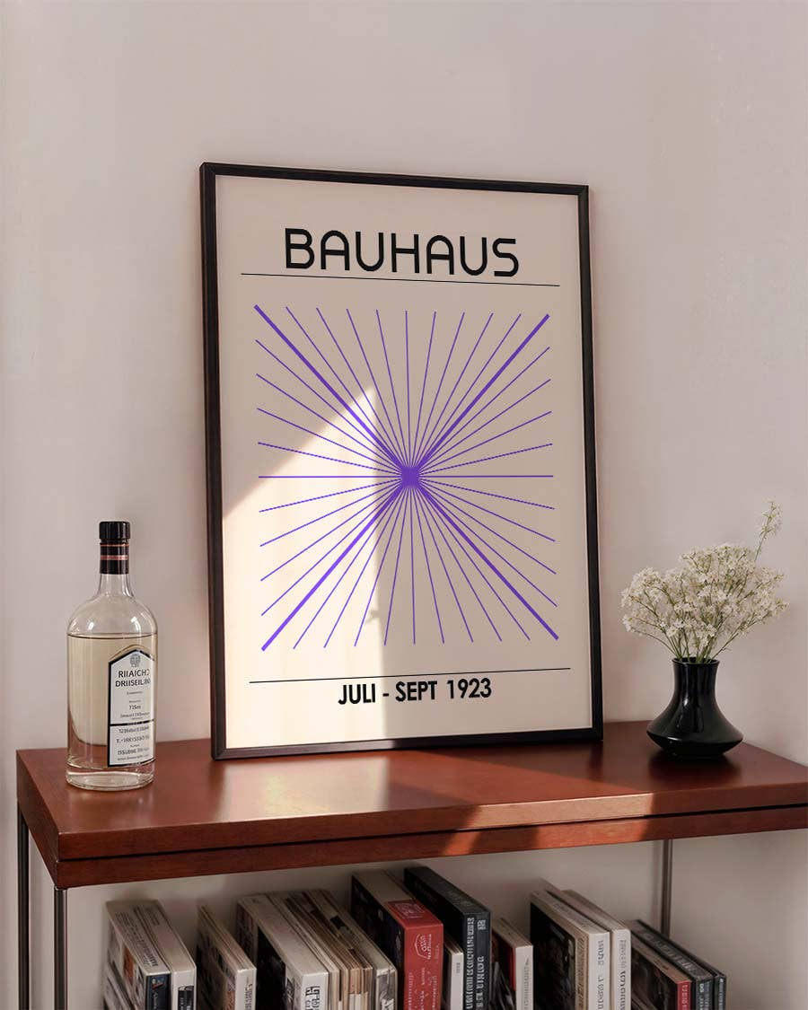 Bauhaus Poster Linien – Bauhaus Radiant Lines