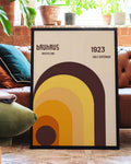 Bauhaus Poster Regenbogen – Bauhaus Rainbow Arc Modern