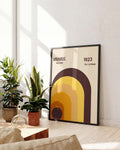 Bauhaus Poster Regenbogen – Bauhaus Rainbow Arc Modern
