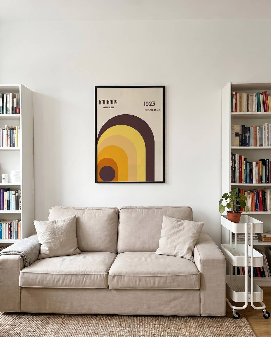 Bauhaus Poster Regenbogen – Bauhaus Rainbow Arc Modern