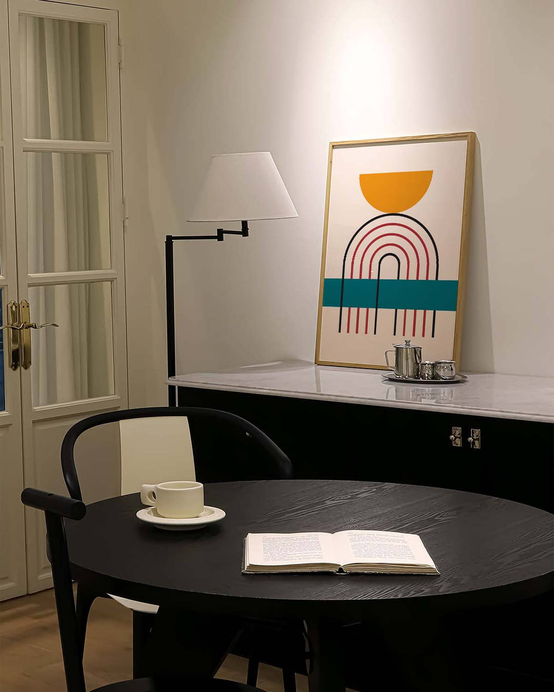 Bauhaus Rainbow Arch Poster