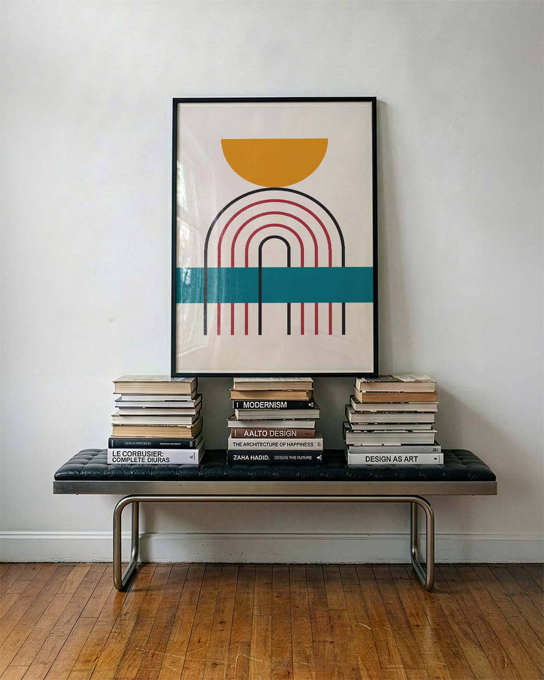 Bauhaus Rainbow Arch Poster