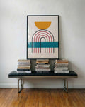 Bauhaus Rainbow Arch Poster