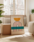 Bauhaus Rainbow Arch Poster