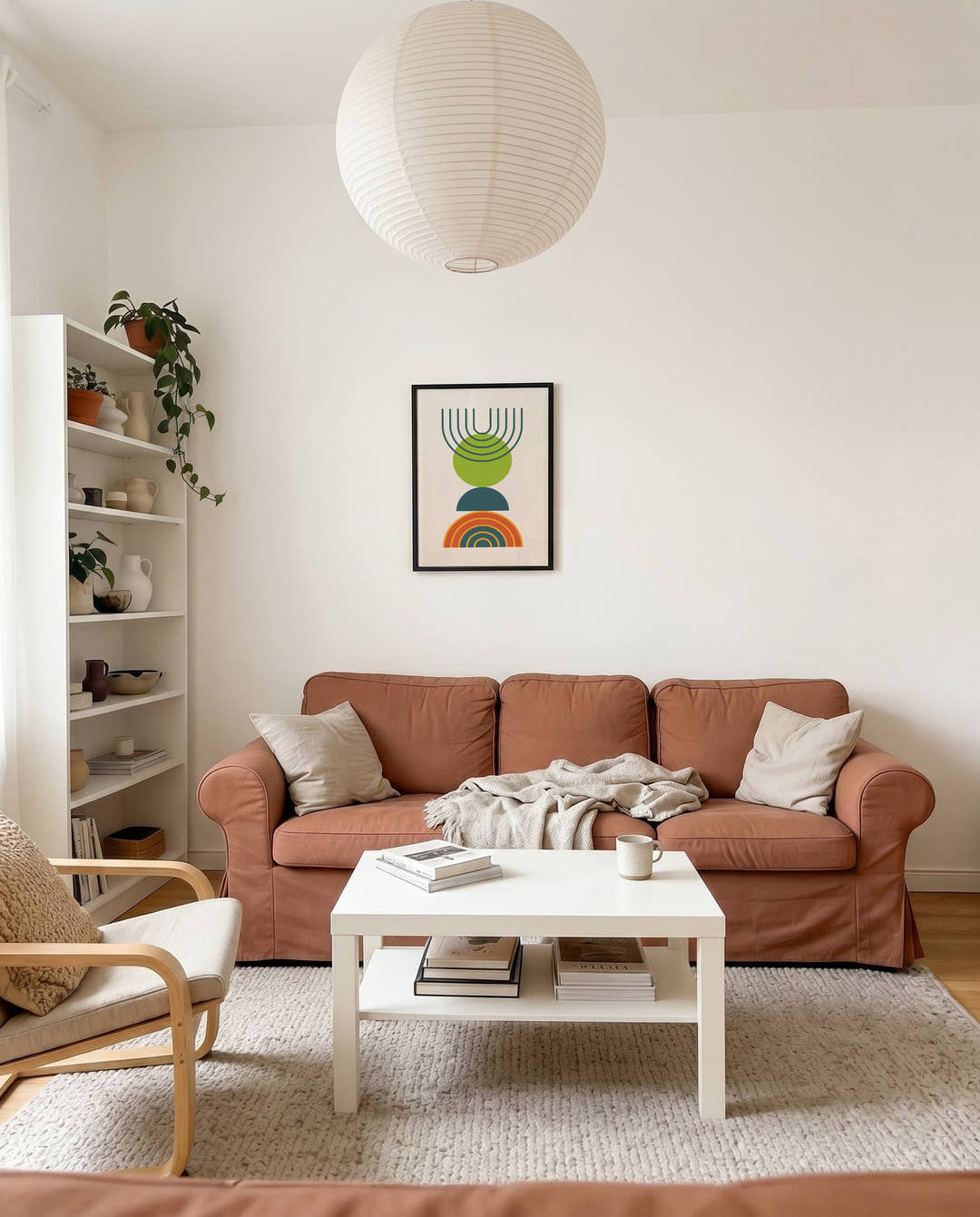 Bauhaus Rainbow Lines Poster