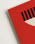 Bauhaus Red Composition Poster