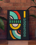 Bauhaus Retro Arcs Poster