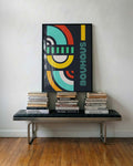 Bauhaus Retro Arcs Poster