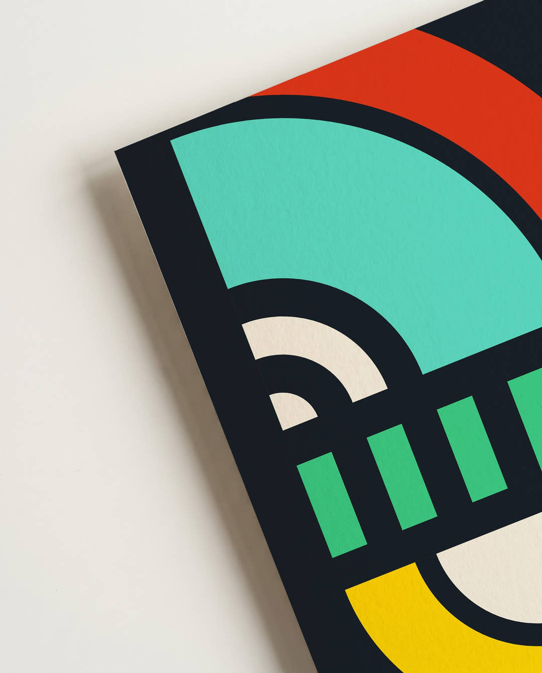 Bauhaus Retro Arcs Poster