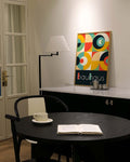 Bauhaus Retro Circles Poster