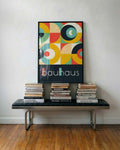 Bauhaus Retro Circles Poster