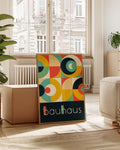 Bauhaus Retro Circles Poster