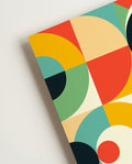 Bauhaus Retro Circles Poster