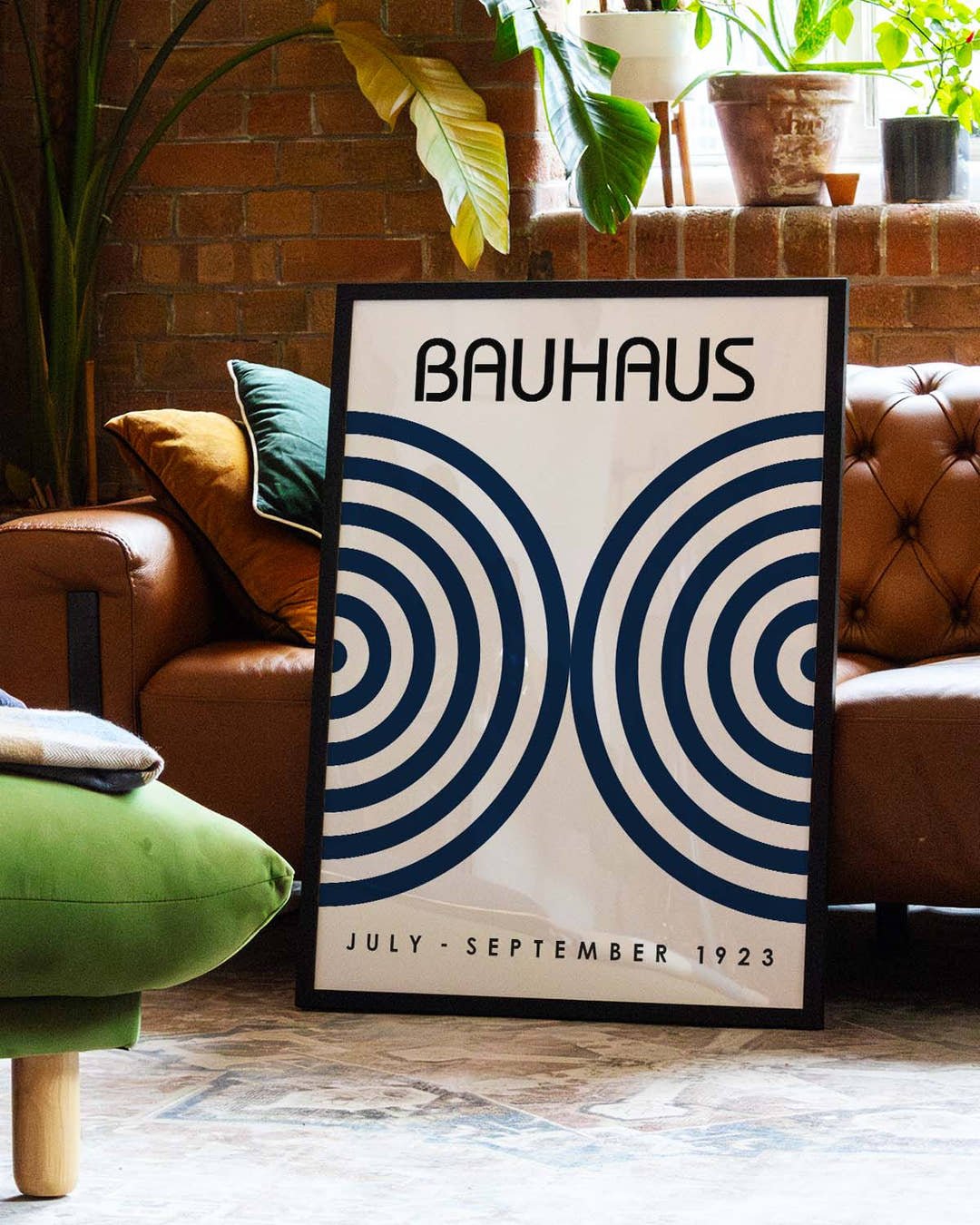 Bauhaus Poster Kreise – Bauhaus Retro Circles