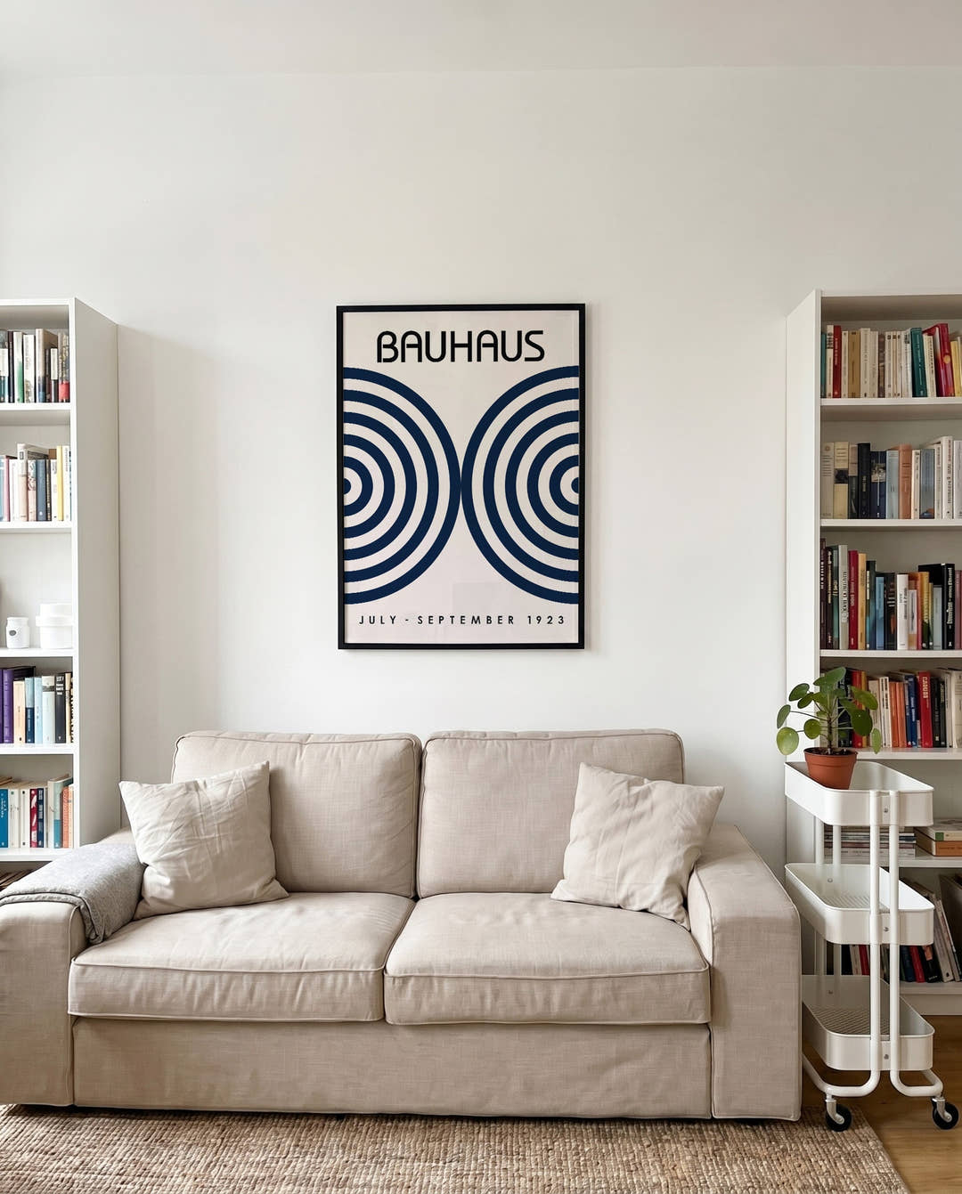 Bauhaus Poster Kreise – Bauhaus Retro Circles