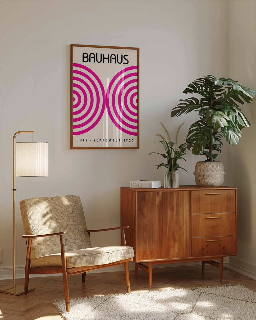 Bauhaus Poster Kreise – Bauhaus Retro Circles