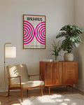 Bauhaus Poster Kreise – Bauhaus Retro Circles