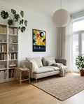 Bauhaus Retro Circles Poster