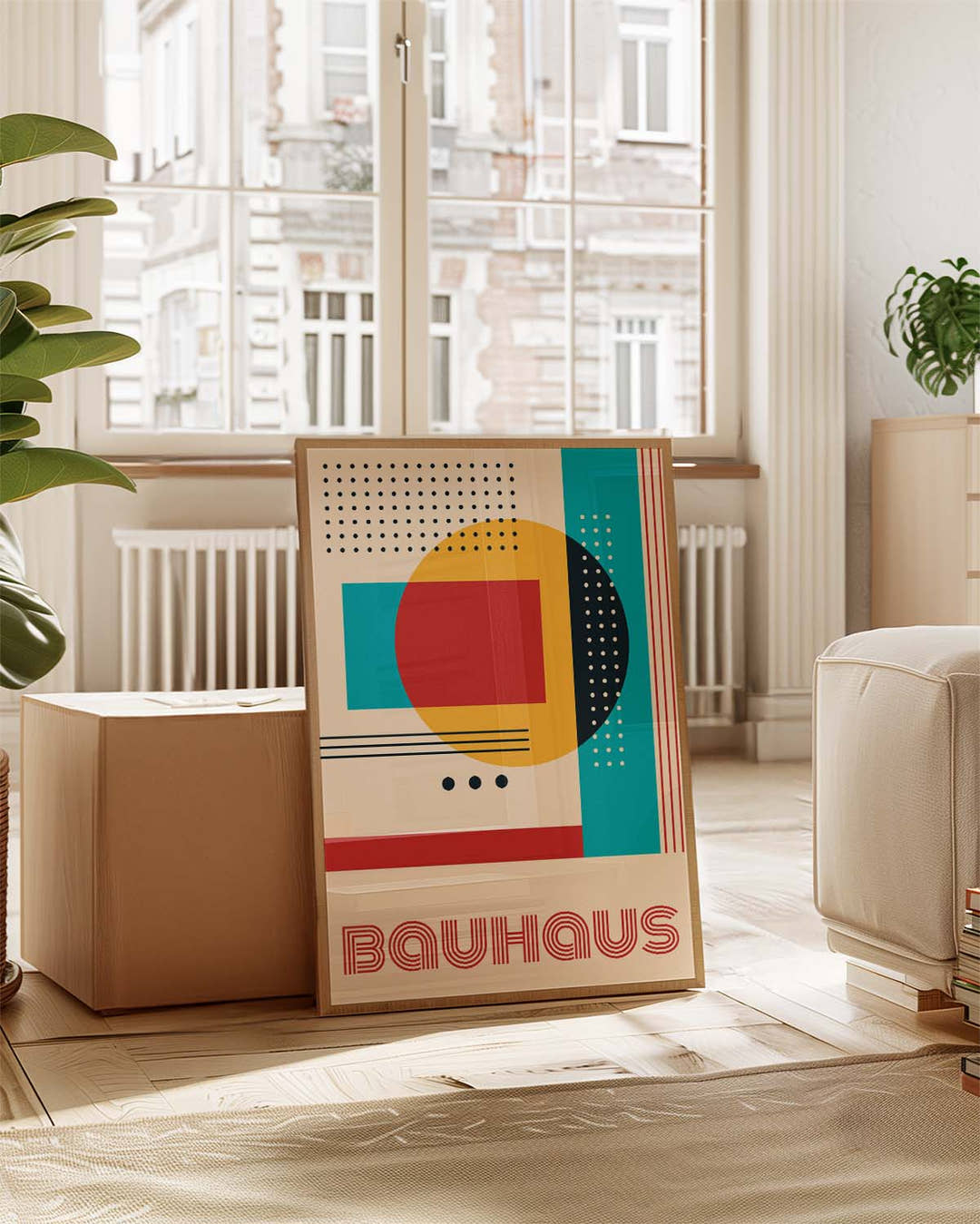 Bauhaus Retro Collage Poster
