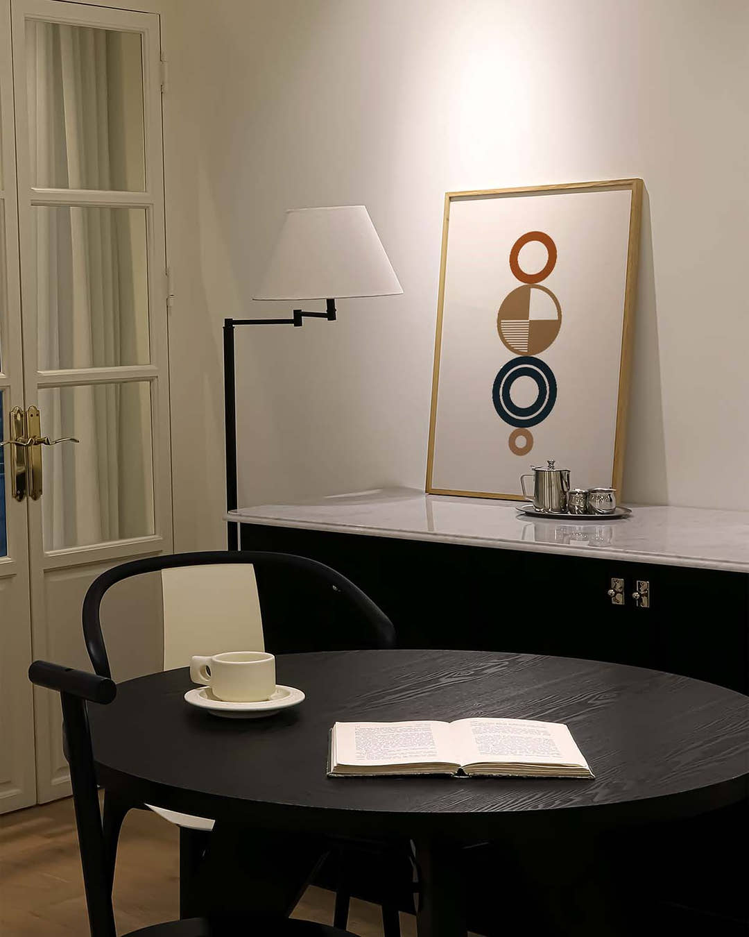 Bauhaus Retro Forms Poster