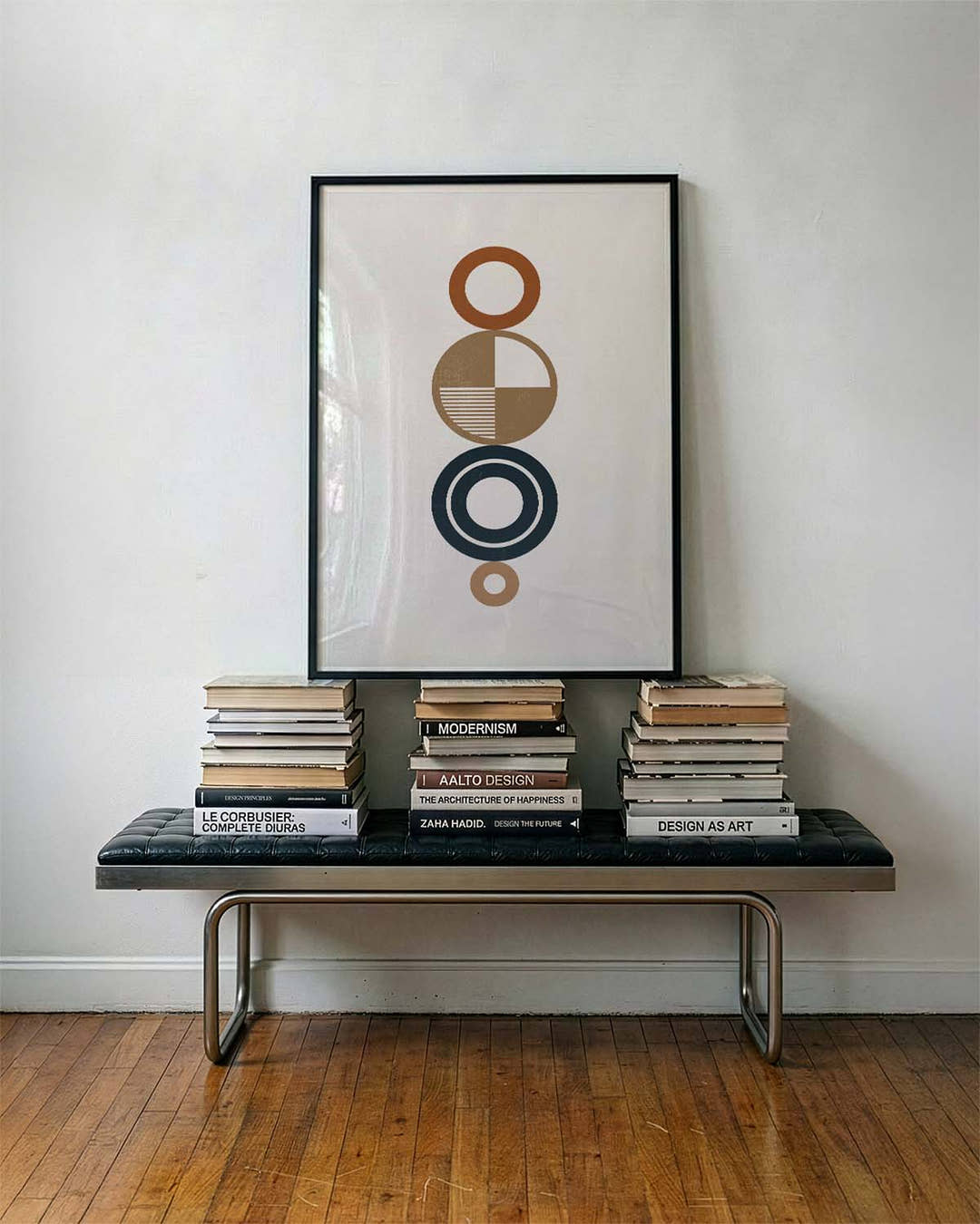 Bauhaus Retro Forms Poster