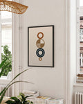 Bauhaus Retro Forms Poster