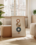 Bauhaus Retro Forms Poster