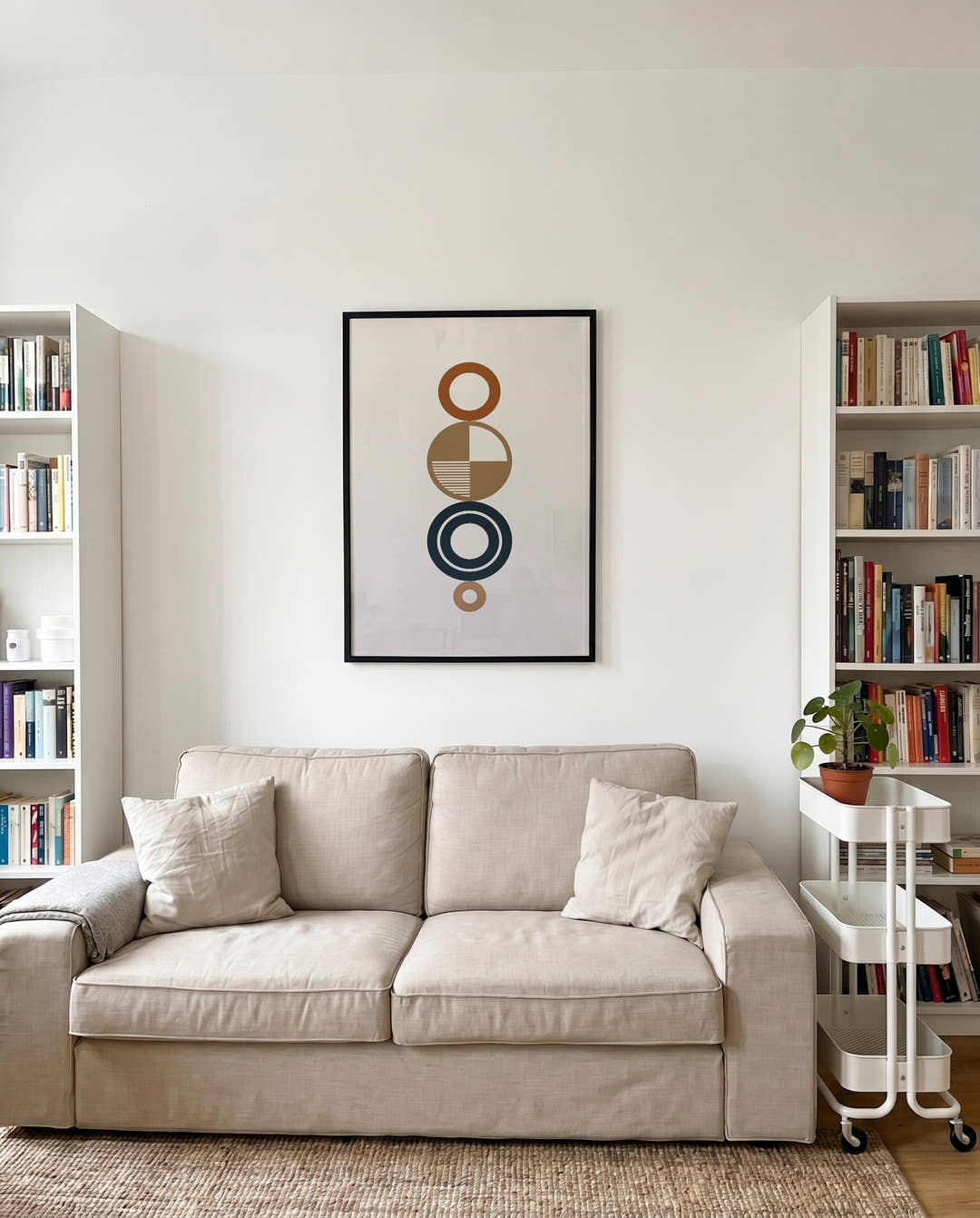 Bauhaus Retro Forms Poster