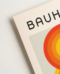 Bauhaus Retro Rings Poster