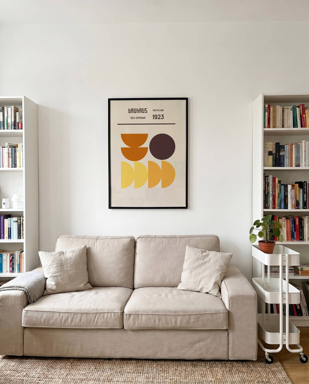 Bauhaus Poster Halbkreis – Bauhaus Semi Circle Minimal