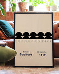 Bauhaus Poster Halbkreise – Bauhaus Semi Circle Row