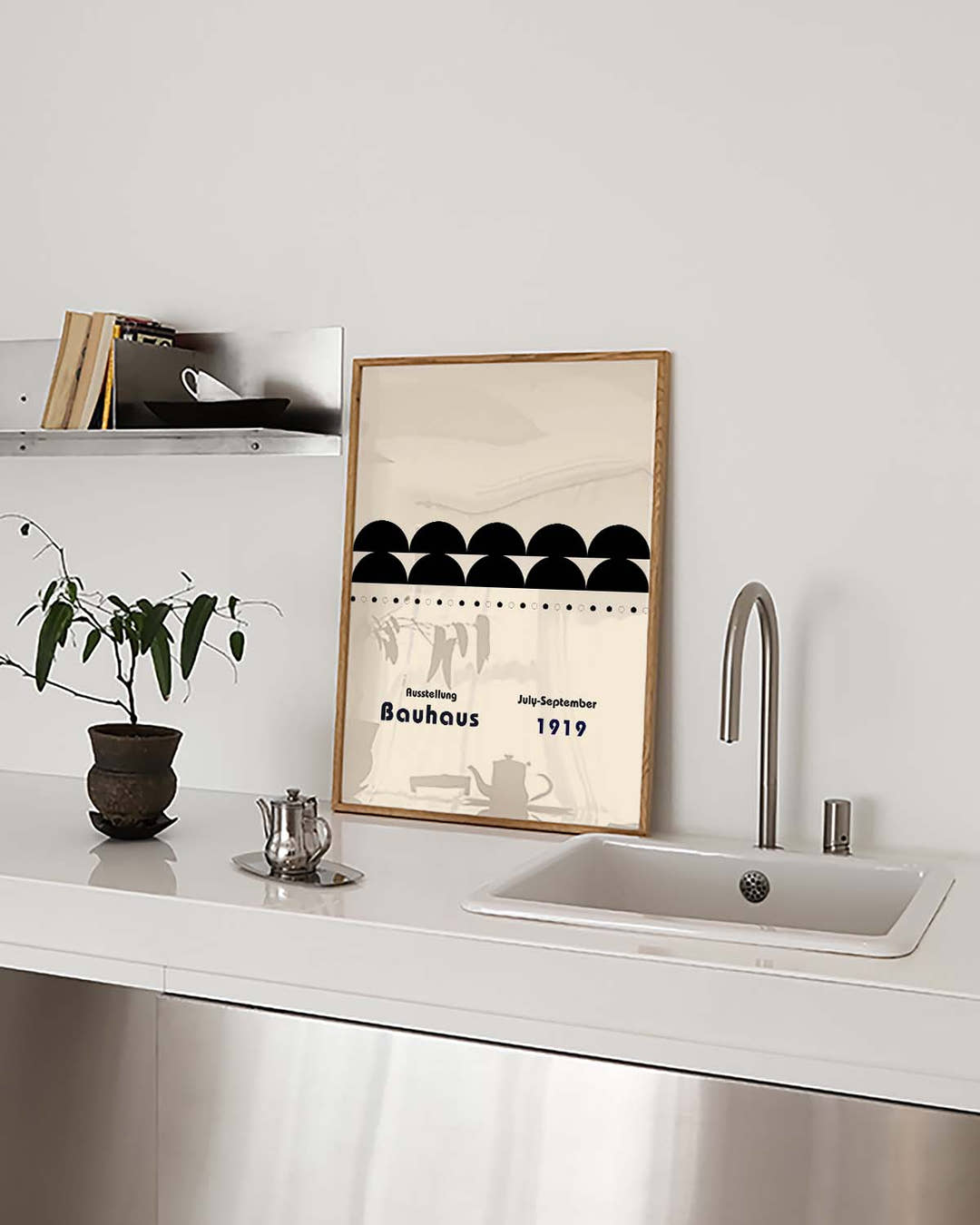Bauhaus Poster Halbkreise – Bauhaus Semi Circle Row