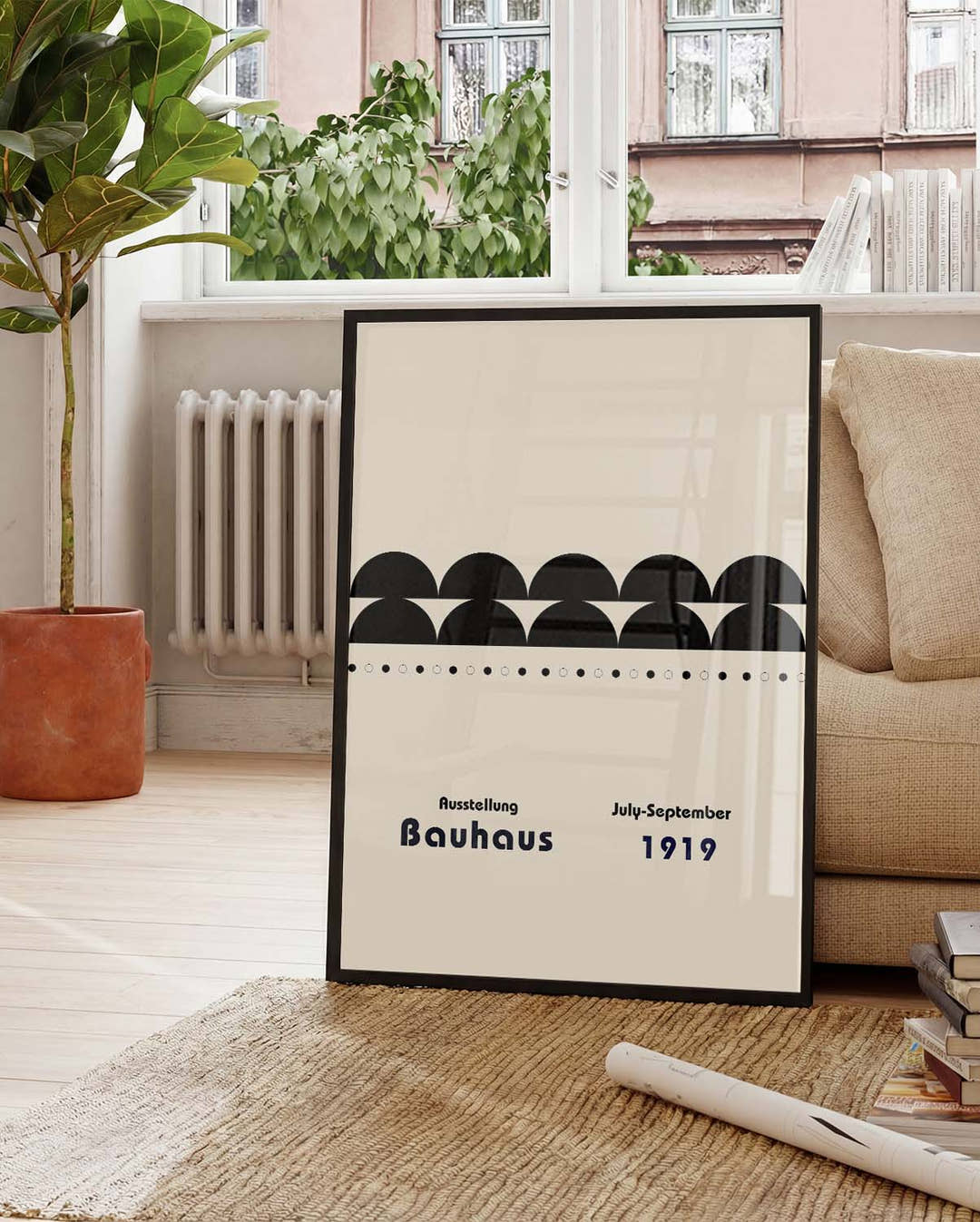 Bauhaus Poster Halbkreise – Bauhaus Semi Circle Row