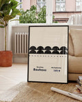 Bauhaus Poster Halbkreise – Bauhaus Semi Circle Row