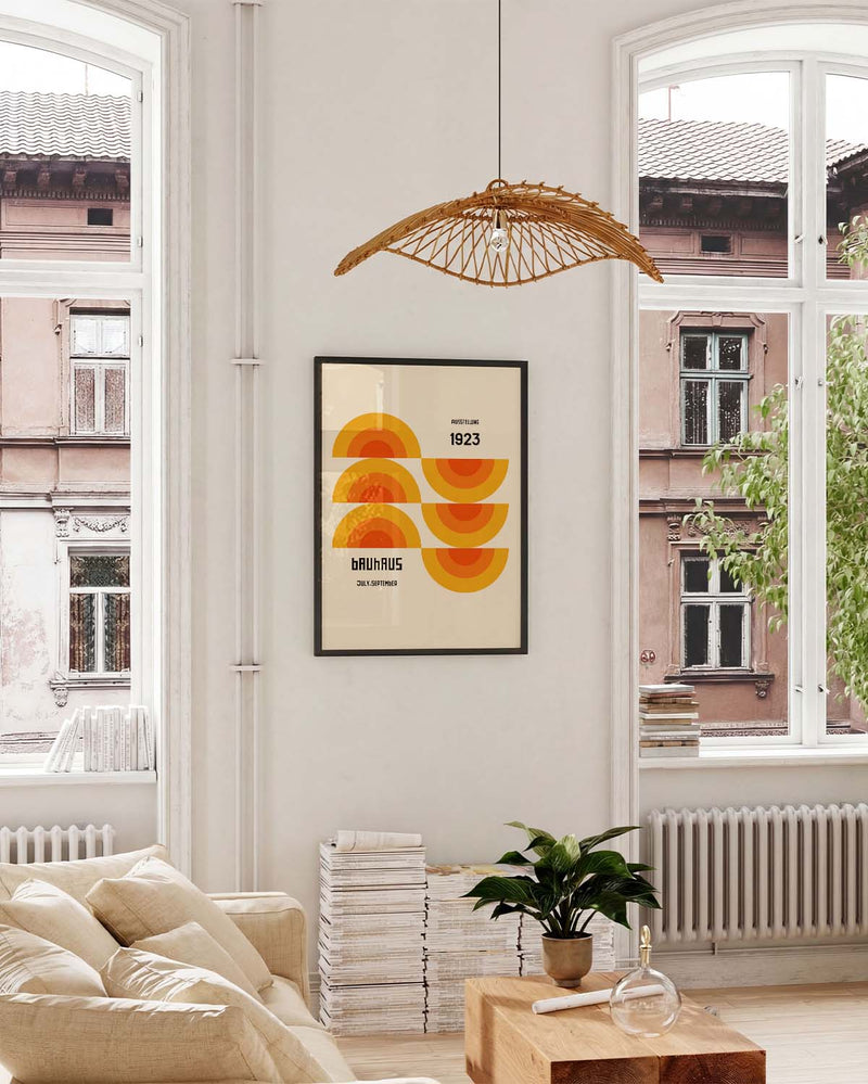 Bauhaus Poster Halbkreise – Bauhaus Semi Circle Stack