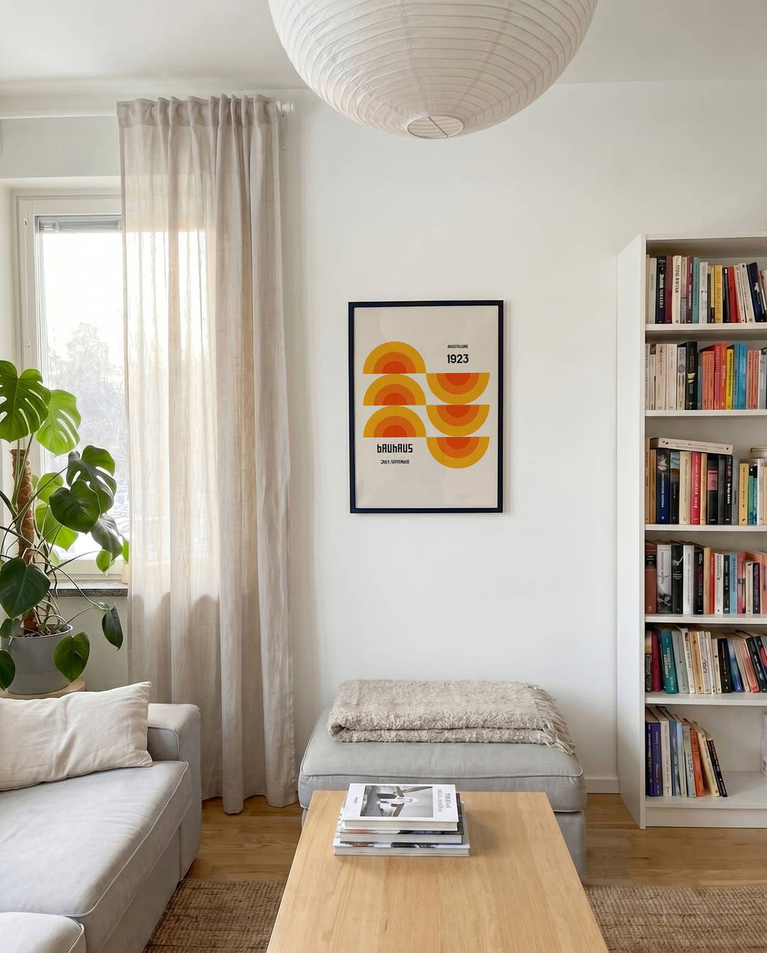 Bauhaus Poster Halbkreise – Bauhaus Semi Circle Stack