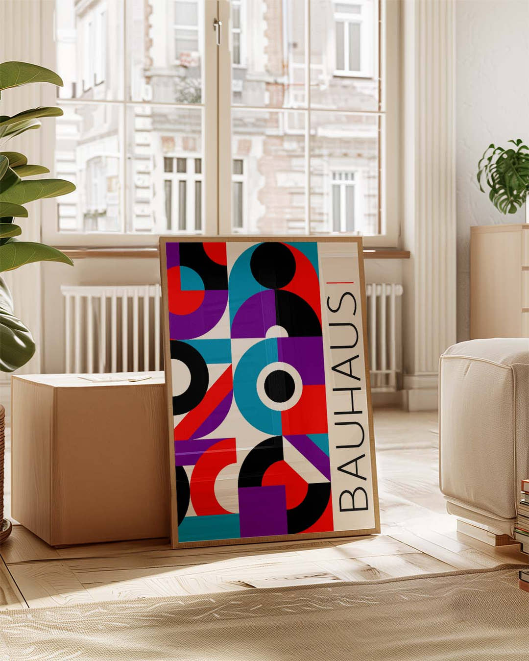 Bauhaus Shapes Poster