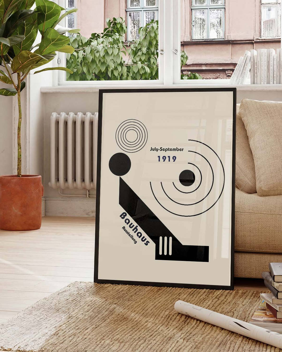 Bauhaus Poster Spirale – Bauhaus Spiral Modern Composition