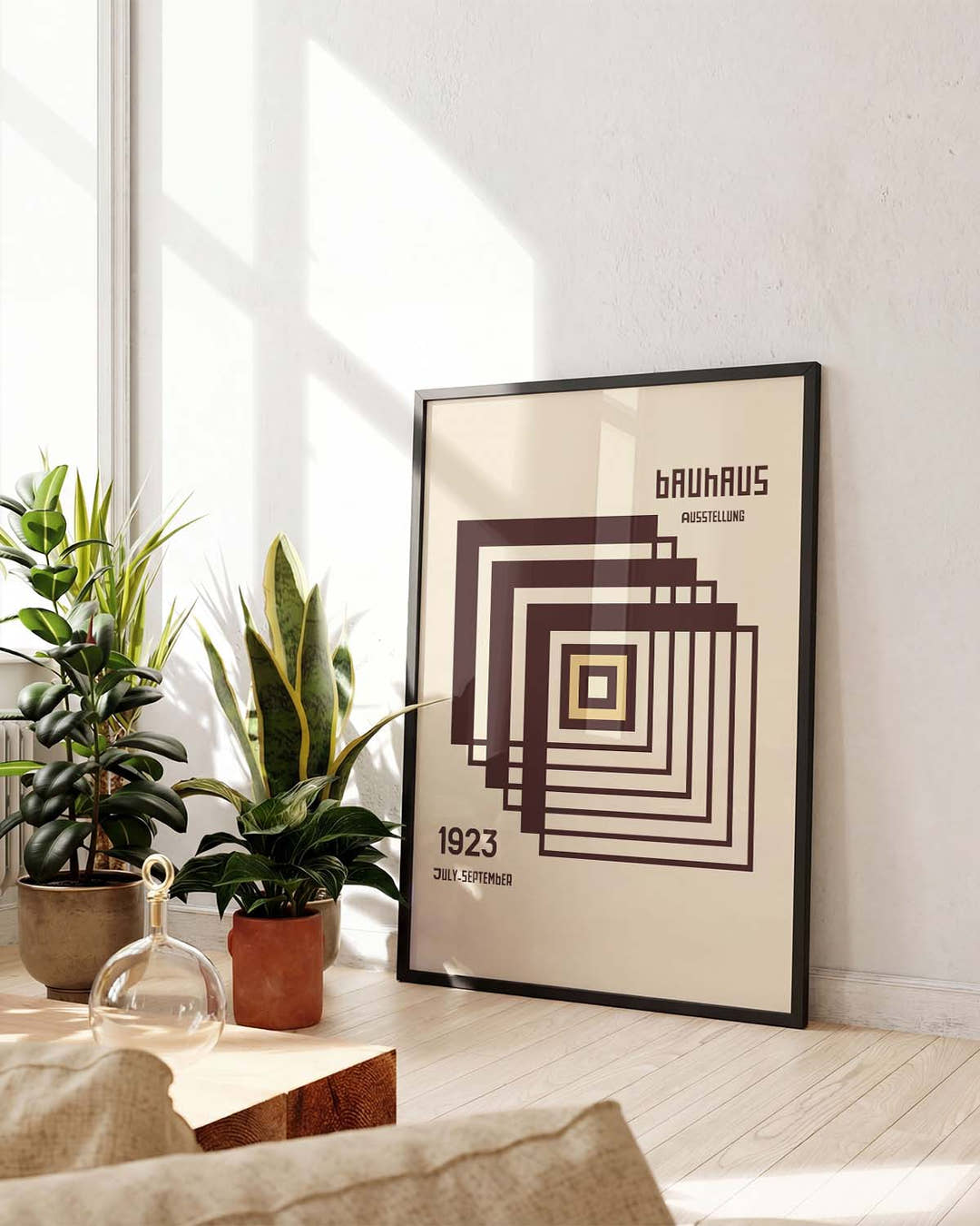 Bauhaus Poster Quadrat – Bauhaus Square Spiral