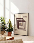 Bauhaus Poster Quadrat – Bauhaus Square Spiral