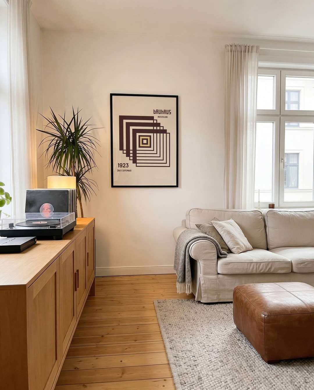 Bauhaus Poster Quadrat – Bauhaus Square Spiral