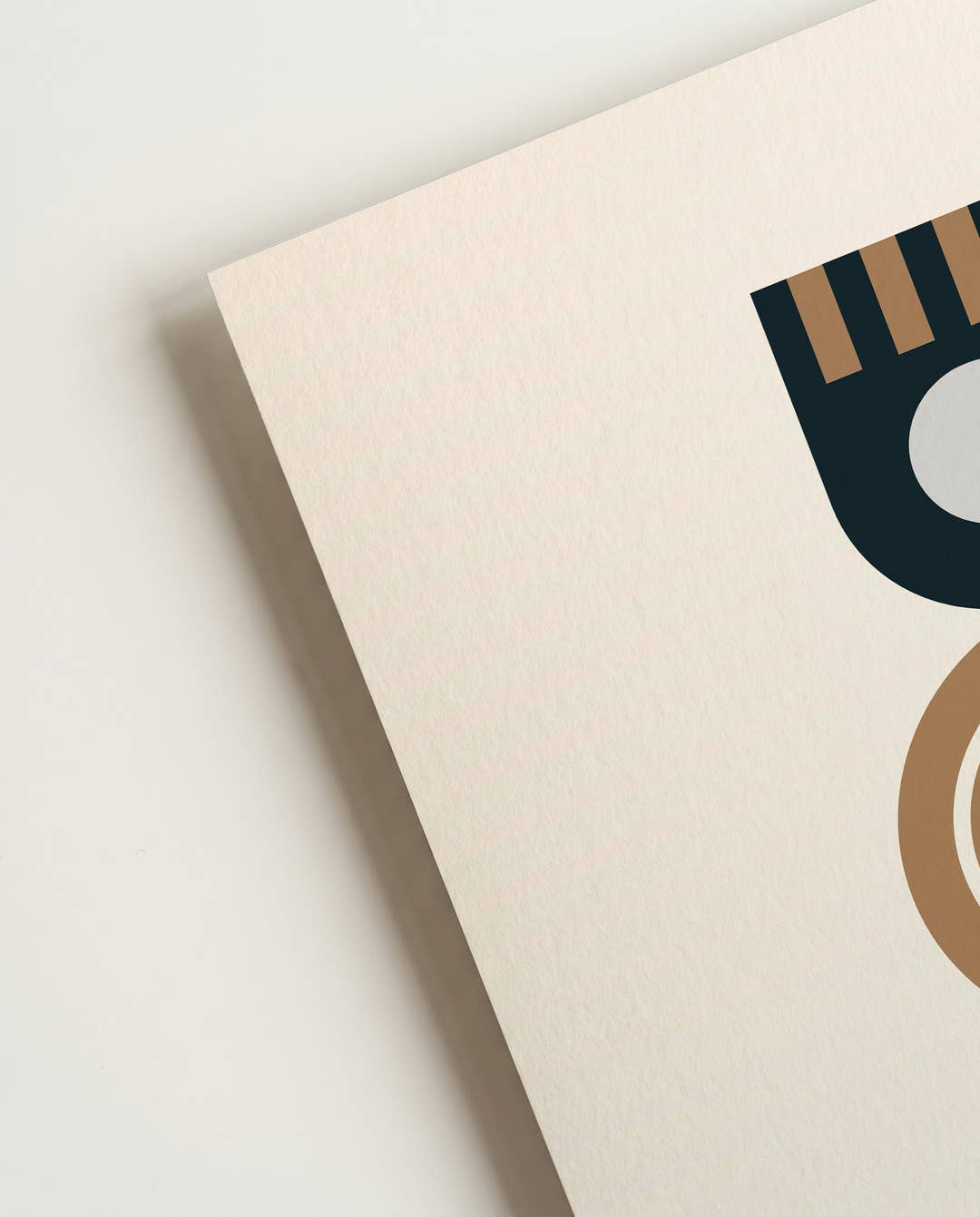 Bauhaus Stacked Forms Poster
