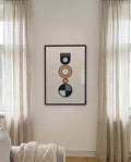 Bauhaus Stacked Forms Poster