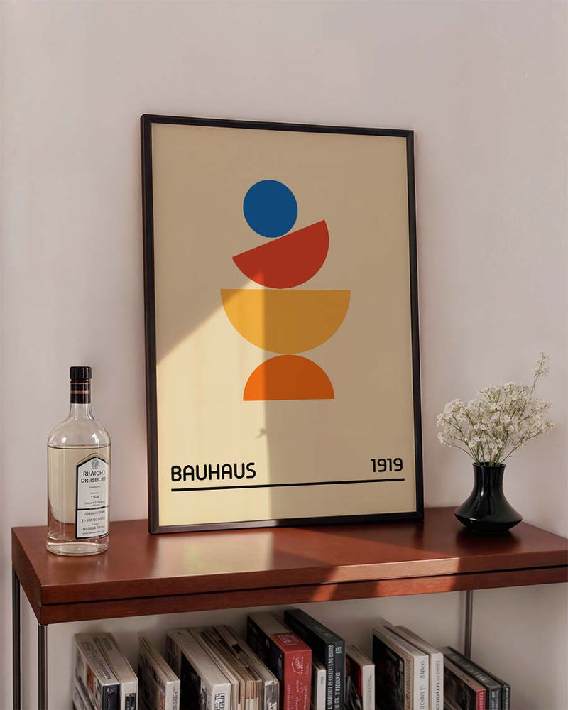 Bauhaus Poster Formen – Bauhaus Stacked Shapes