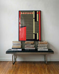 Bauhaus Stripe Abstract Poster
