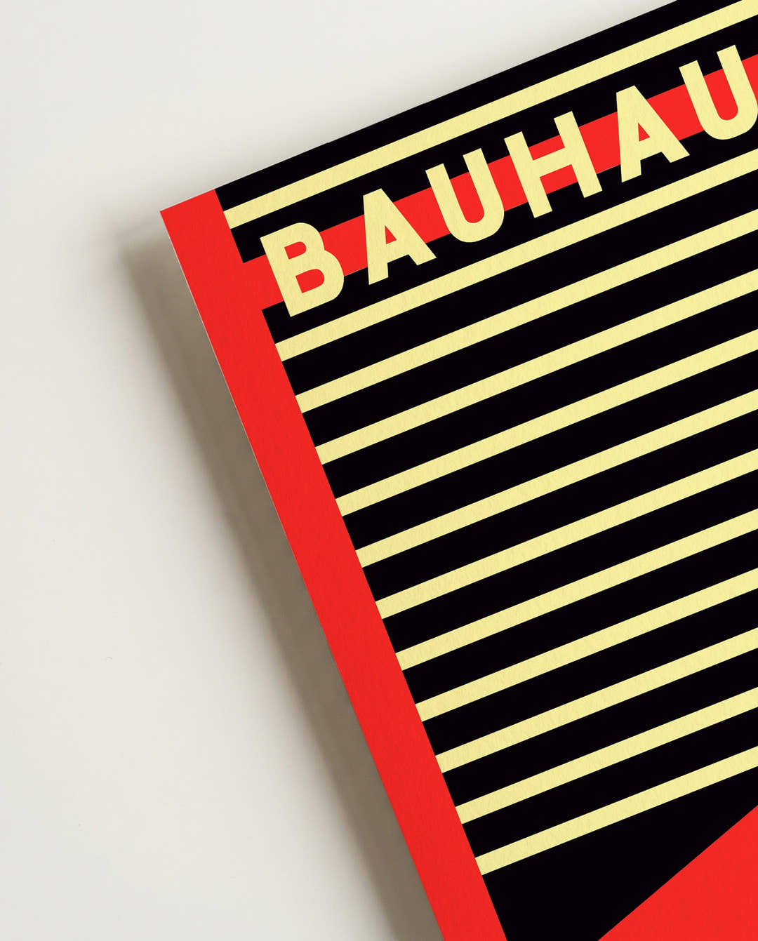 Bauhaus Stripe Abstract Poster