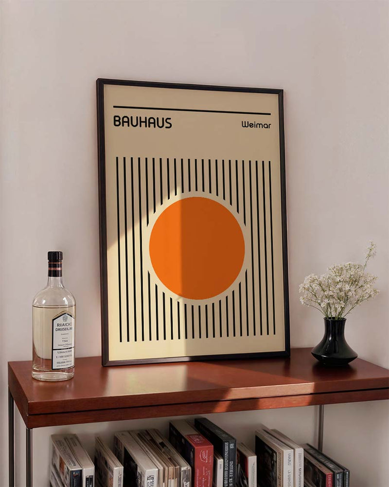 Bauhaus Poster Kreis – Bauhaus Stripe Circle