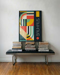 Bauhaus Stripe Collage Poster