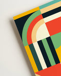 Bauhaus Stripe Collage Poster