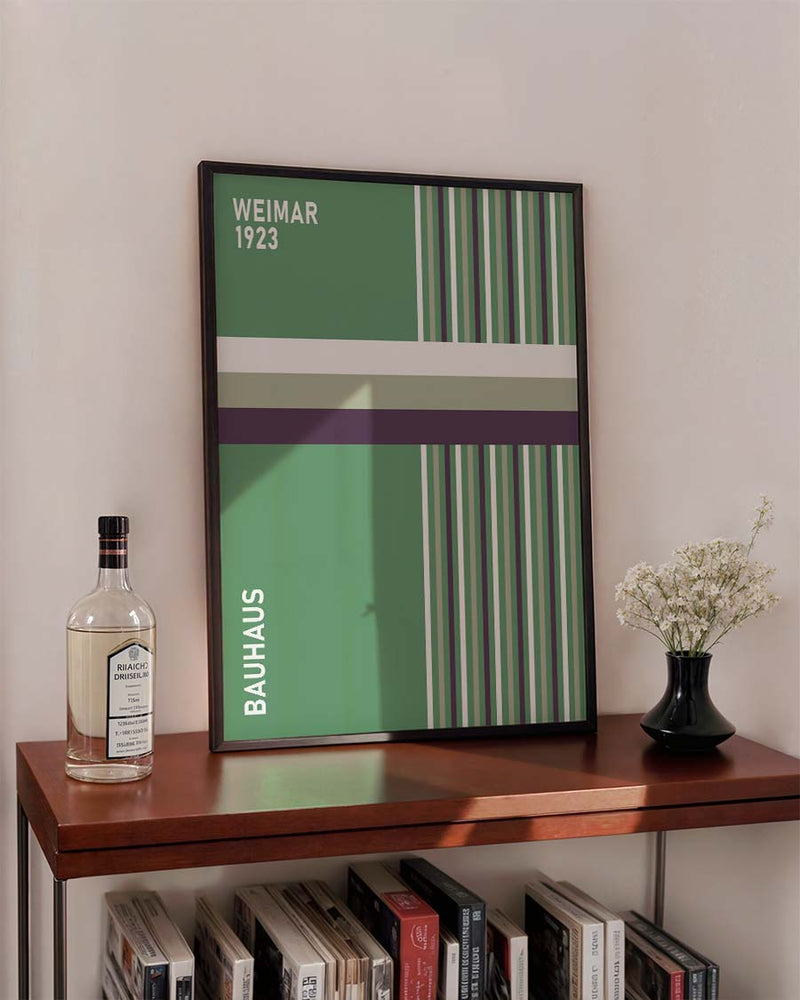Bauhaus Poster Streifen – Bauhaus Stripe Composition